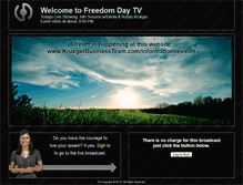 Tablet Screenshot of freedomdaytv.com